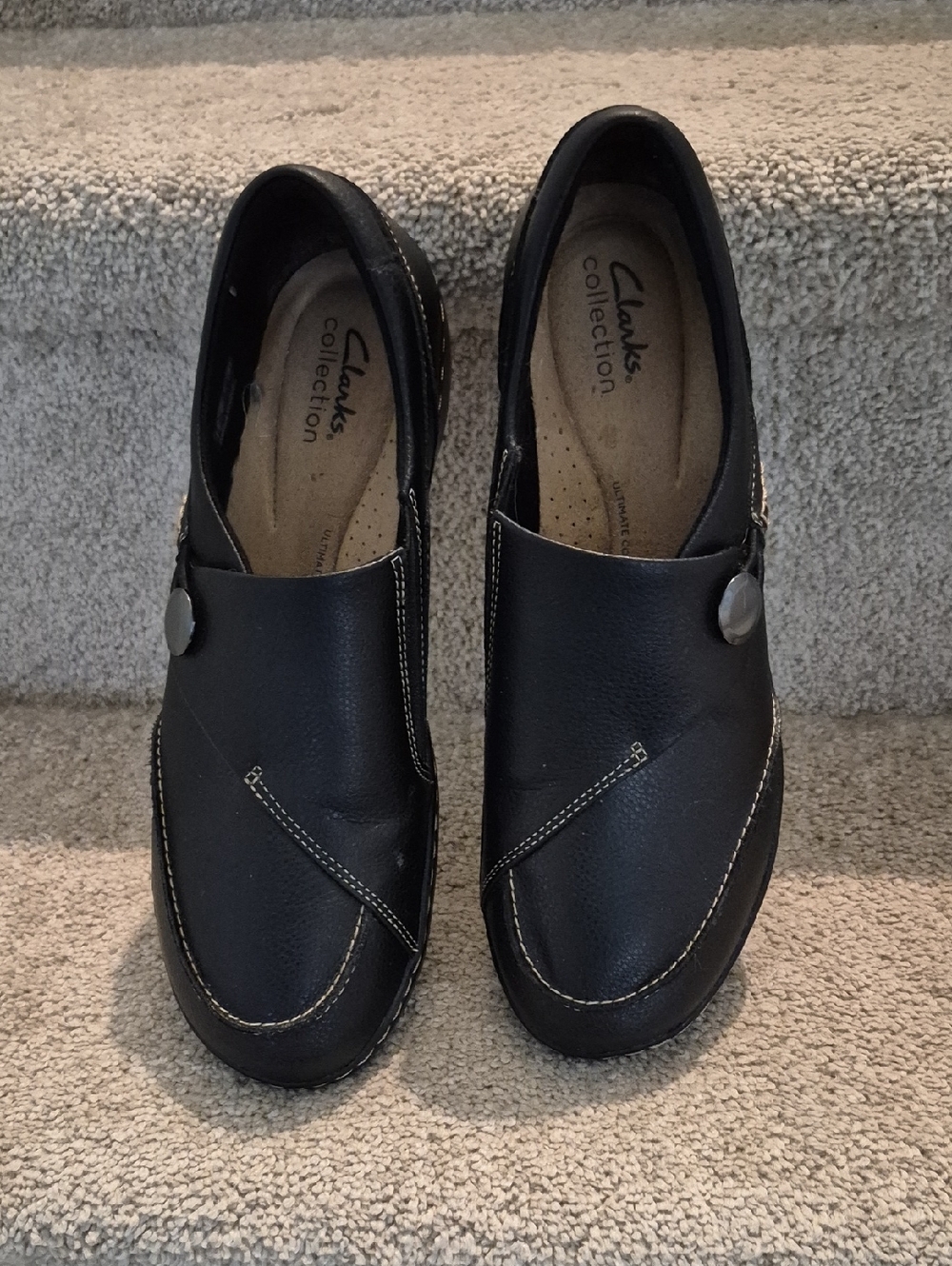 Clarks Ashland Slip On Loafers 9 1/2 9.5